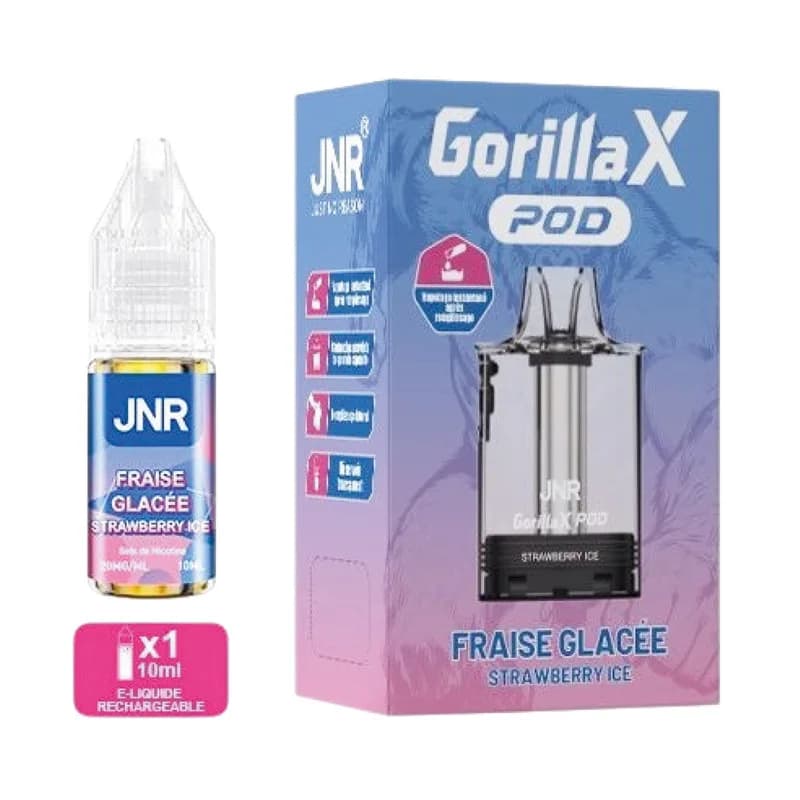 Cartouche JNR Gorilla-X 43000 - Fraise Glacée