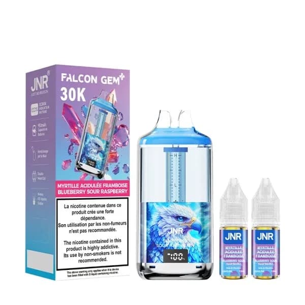 Kit Falcon Gem 30000 JNR - Myrtille Acidulée Framboise