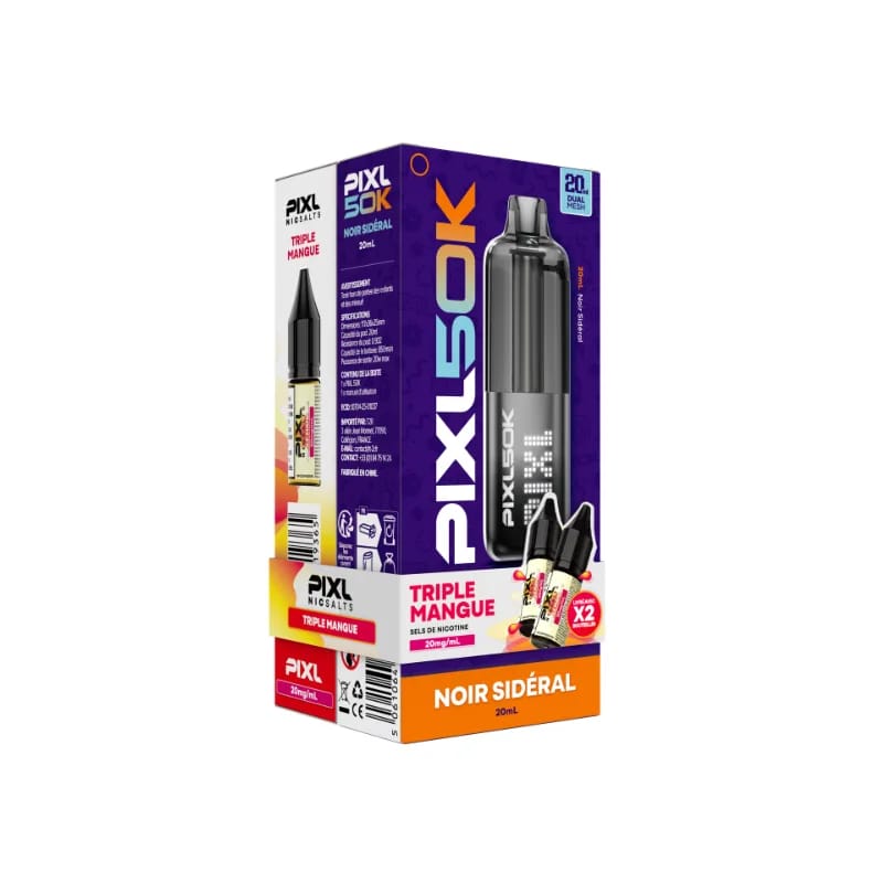 Kit PIXL 50K Noir Sidéral - Triple Mangue
