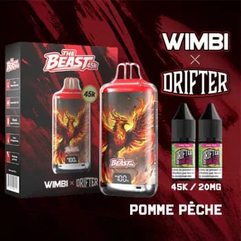 Kit The Beast 45K Eternal Fire Wimbi x Drifter - Pomme Pêche