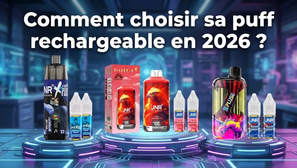 Comment choisir sa puff rechargeable en 2026 ?
