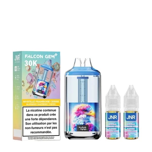 Kit Falcon Gem 30000 JNR Myrtille Framboise Cerise