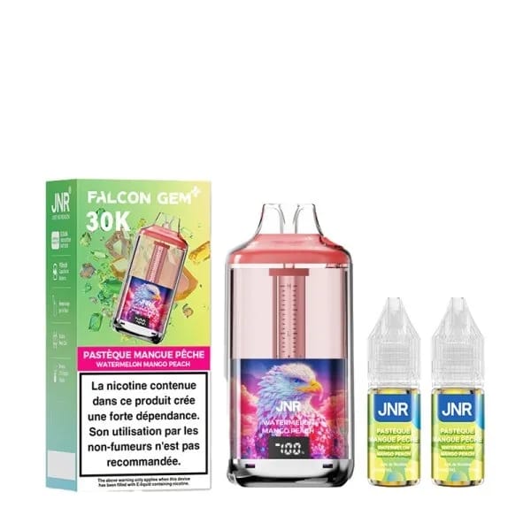 Kit Falcon Gem 30000 JNR Pastèque Mangue Pêche