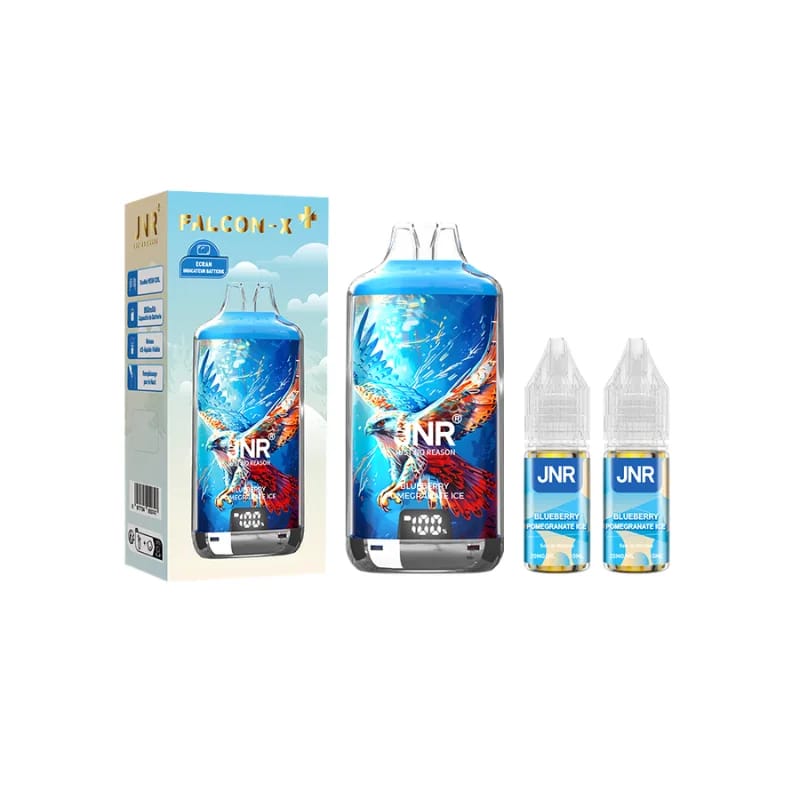 Kit Falcon X 28000 JNR Blueberry Pomegranate Ice