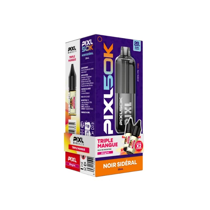 Kit PIXL 50K Noir Sidéral - Triple Mangue