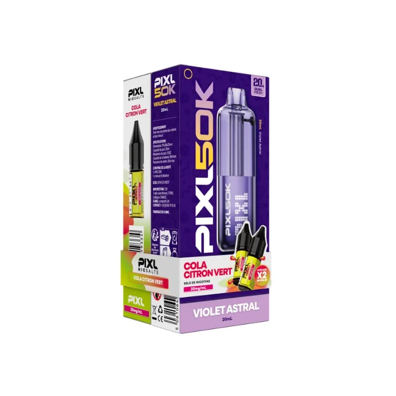 Kit PIXL 50K Violet Astral - Cola Citron Vert