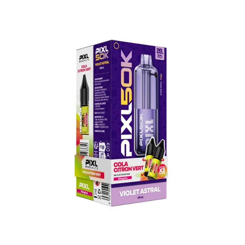 Kit PIXL 50K Violet Astral - Cola Citron Vert