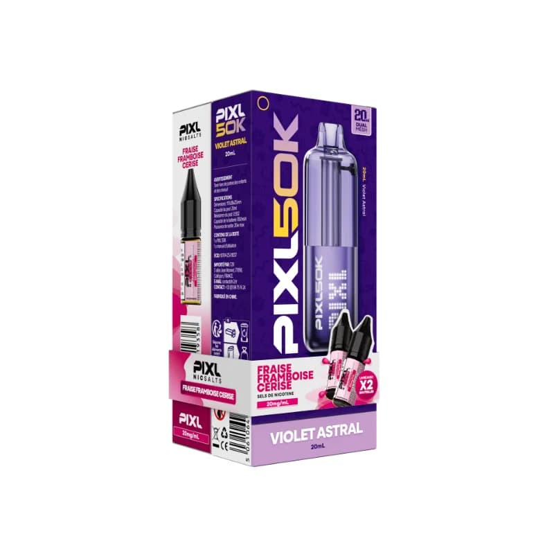 Kit PIXL 50K Violet Astral - Fraise Framboise Cerise