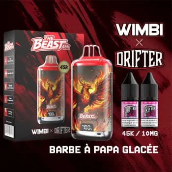 Kit The Beast 45K Eternal Fire - Barbe à papa Glacée 10 mg