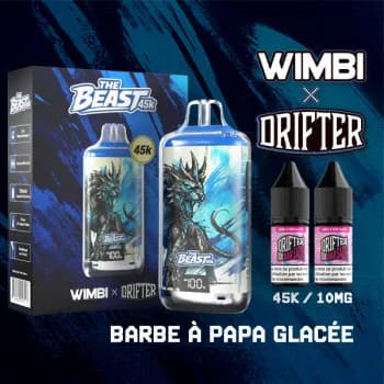 Kit The Beast 45K Glacial Warden - Barbe à papa Glacée 10 mg