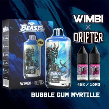 Kit The Beast 45K Glacial Warden Wimbi x Drifter - Bubble Gum Myrtille