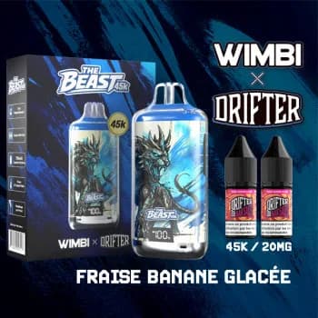 Kit The Beast 45K Glacial Warden - Fraise Banane Glacée