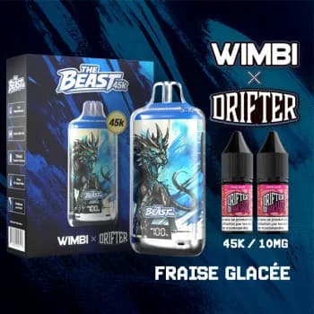 Kit The Beast 45K Glacial Warden - Fraise Glacée 10 mg