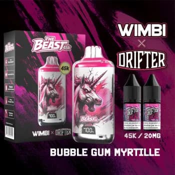 Kit The Beast 45K Mystic Unicorn - Bubble Gum Myrtille