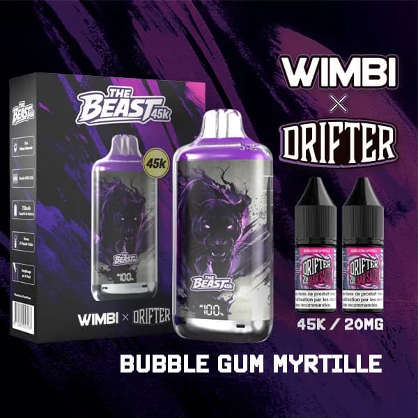 Kit The Beast 45K Nebula Panther - Bubble Gum Myrtille