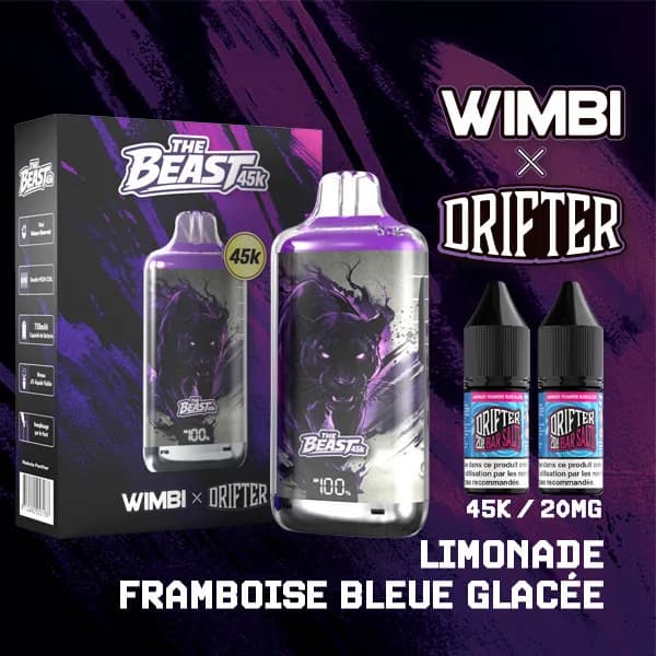 Kit The Beast 45K Nebula Panther - Limonade Framboise Bleue Glacée