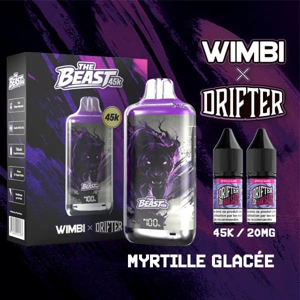 Kit The Beast 45K Nebula Panther Wimbi x Drifter - Myrtille Glacée