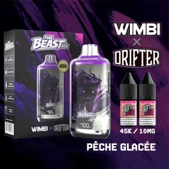 Kit The Beast 45K Nebula Panther - Pêche Glacée 10 mg