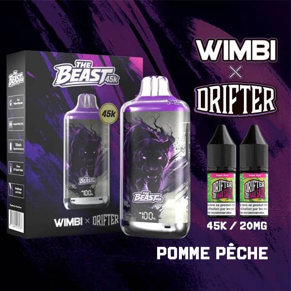Kit The Beast 45K Nebula Panther Wimbi x Drifter - Pomme Pêche