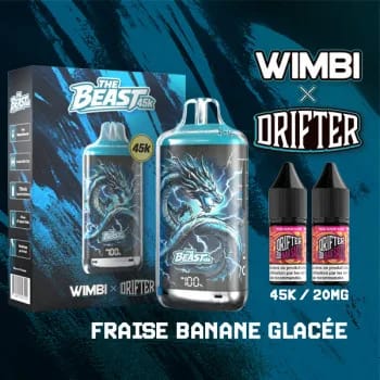 Kit The Beast 45K Storm Oracle Wimbi x Drifter - Fraise Banane Glacée