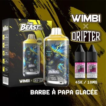 Kit The Beast 45K Thunder Kong Wimbi x Drifter - Barbe à papa Glacée