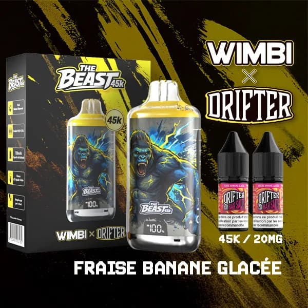 Kit The Beast 45K Thunder Kong - Fraise Banane Glacée