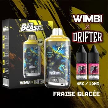 Kit The Beast 45K Thunder Kong - Fraise Glacée 10 mg