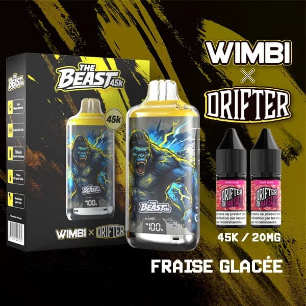 Kit The Beast 45K Thunder Kong - Fraise Glacée